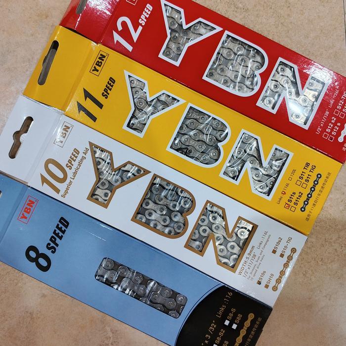 Polygon Bike Chain Ybn Taiwan Rantai Sepeda Rante Rb Mtb Ori 8 9 10 11 12 Speed 8S 9S 10S 11S 12S