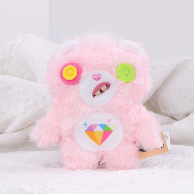 Original Fuggler Keychain Blind Box Cute Fugg Care Bear Pendants Stuffed Plush Toys Mystery Boxs