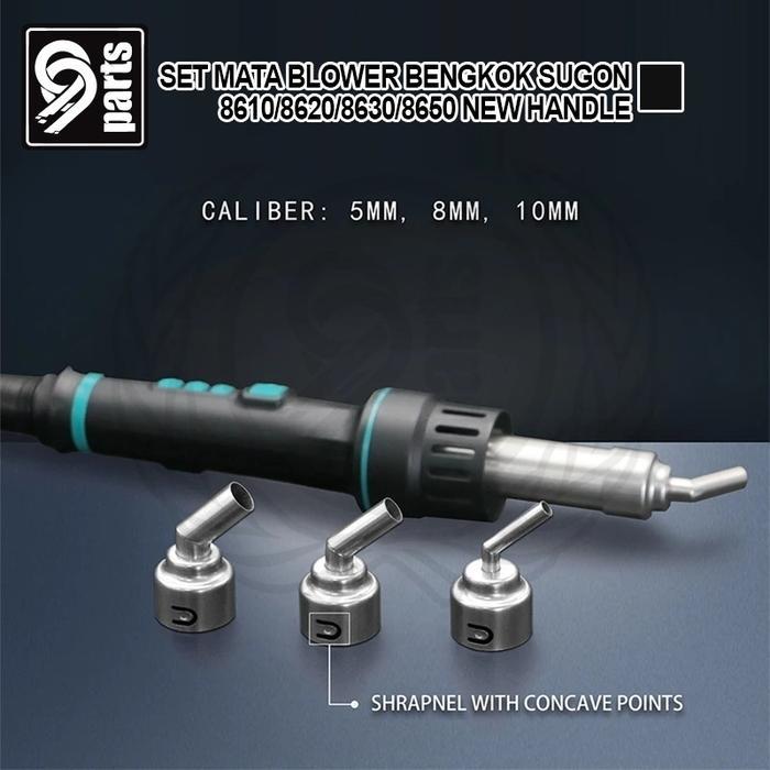 Set Mata Blower Bengkok Sugon 8610/8620/8630/8650 NEW HANDLE / Mata Blower Sugon Bengkok / Nozzle