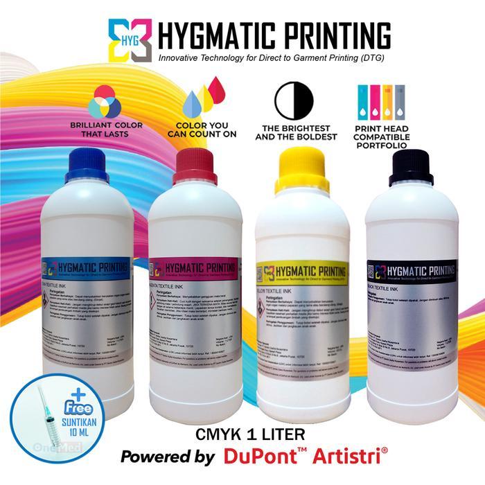 Tinta Dtg / Dtg Ink - Usa Dupont - Cmyk - 1 Liter
