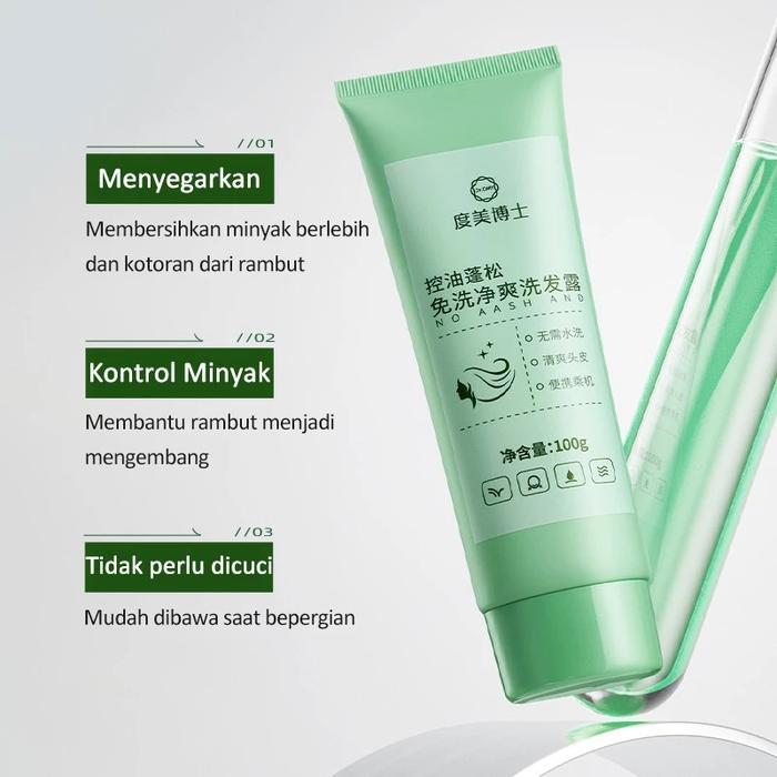 Dry shampoo/Shampo Kontrol Rambut Berminyak/Sampo Kering Tanpa Bilas untuk Rambut Bebas Minyak tanpa