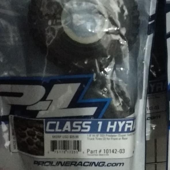 Pro-Line Class 1 Hyrax 1.9" (4.19" OD) Predator super soft Ban Truk Rock Crawling dengan Compound