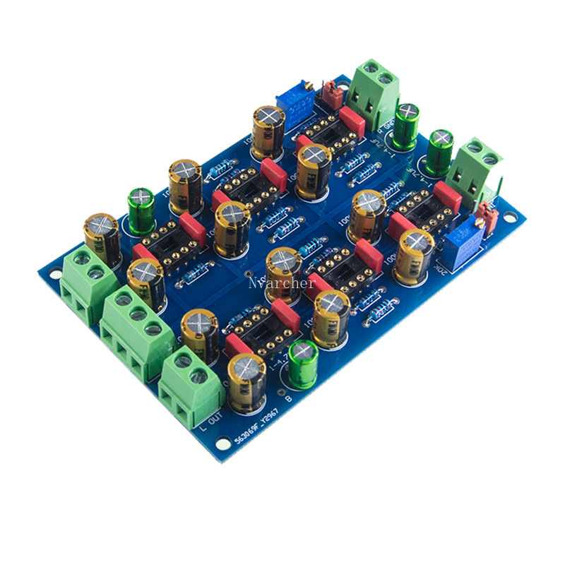 NVARCHER CLASS A POWER AMPLIFIER OPA2604 / NE5532 OP AMP PREAMP BOARD REFER TO MBL6010