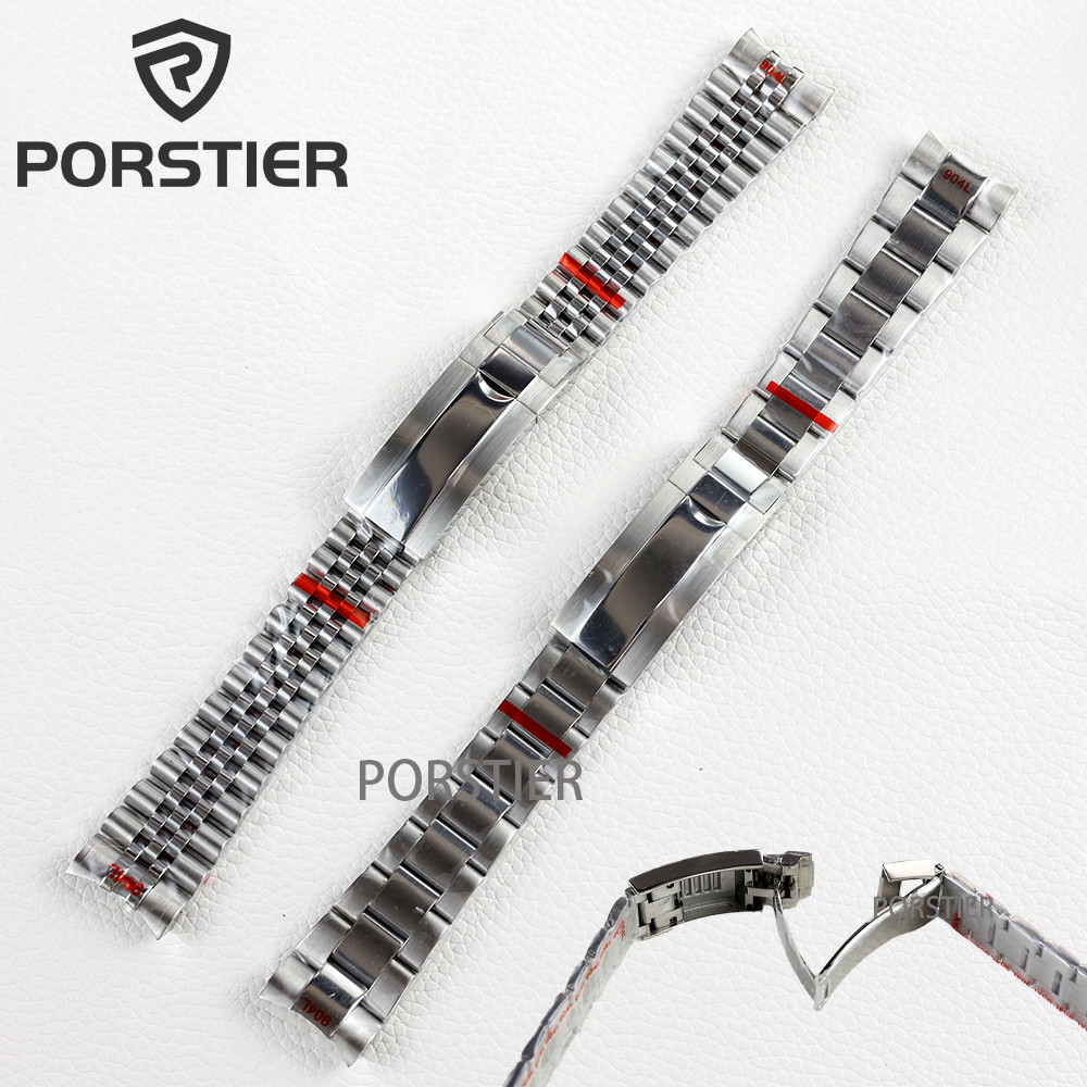 Oyster 20mm Jubilee Bracelet High Quality Stainless Steel Strap Watch Strap for Submarine Log