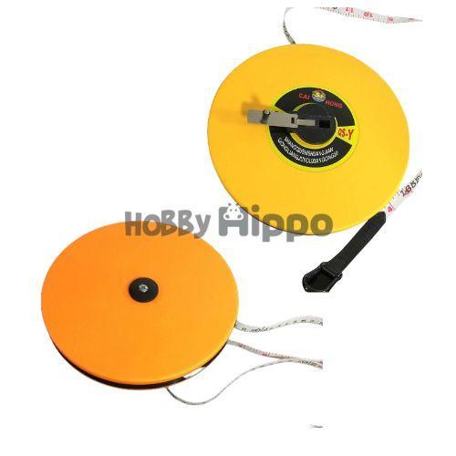 Alat Pengukur Tukang Meteran Bulat 30M-1051 / 50M-1052 / 100M-1056 Meteran Roll Meteran Tanah