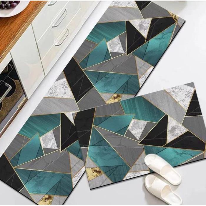 Keset Dapur 2 In 1 Dapat 2 Pcs Keset Dapur Cantik/Keset Dapur Antislip Terlaris