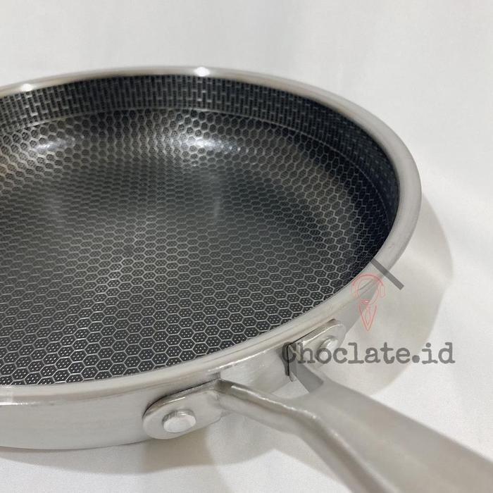 Ready Home Pro Frypan Wajan Stainless Steel Honeycomb