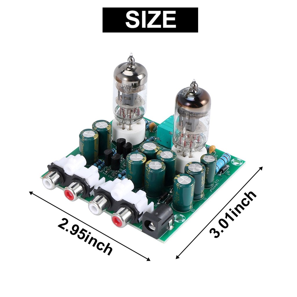 #780Q Newest 6J1 tube preamp amplifier board Pre-amp Headphone amp (Plastic + metal)