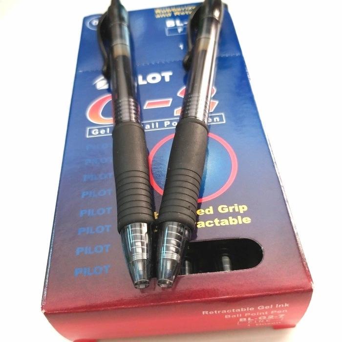 Pen Pilot G - 2 (gel Ink Ball point Pen 0,7 ) hitam
