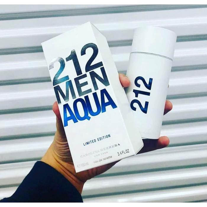 Parfum Pria Ch 212 Men Aqua Edt [100Ml] Vip Perfume #Gratisongkir