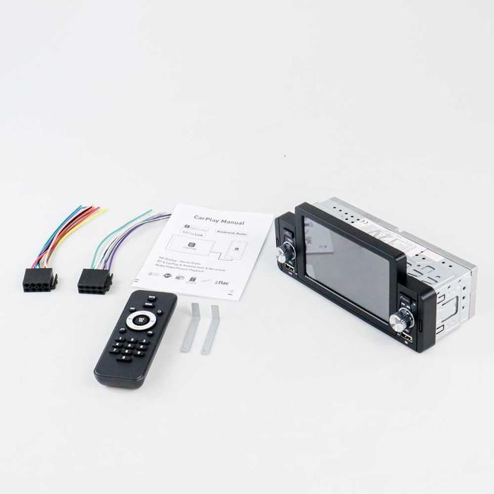 Head Unit Single Din Car Audio Touchscreen Bluetooth 1 Din Tape Mobil