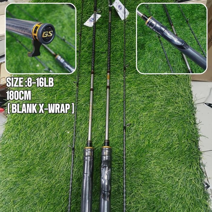 JORAN SHIMANO LESATH GS 8-16lb 180CM dan LESATH GS LIMITED BUNGLON FULL FUJI - joran pancing shimano