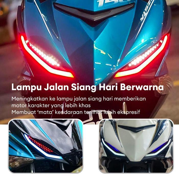 Gwein-COD Y15ZR Y15 V1 V2 PNP Lampu sinyal konversi lampu LED, lampu LED kecerahan tinggi Motor