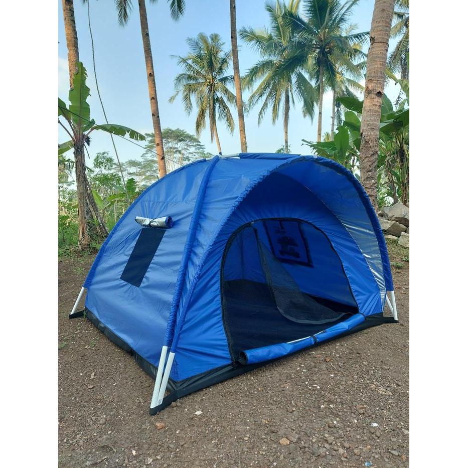 Tenda Bermain Anak Anak Gambar Tayo Warna Biru Anti Air Terlaris