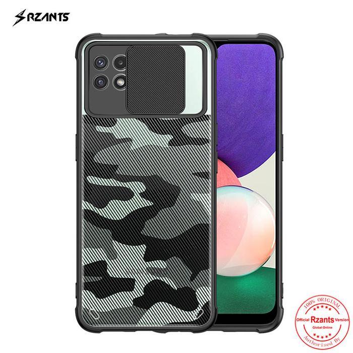HOT SALE Rzants Camo Lens Case Samsung Galaxy A22 5G - for Samsung Galaxy A22 5G - Camshield Clear