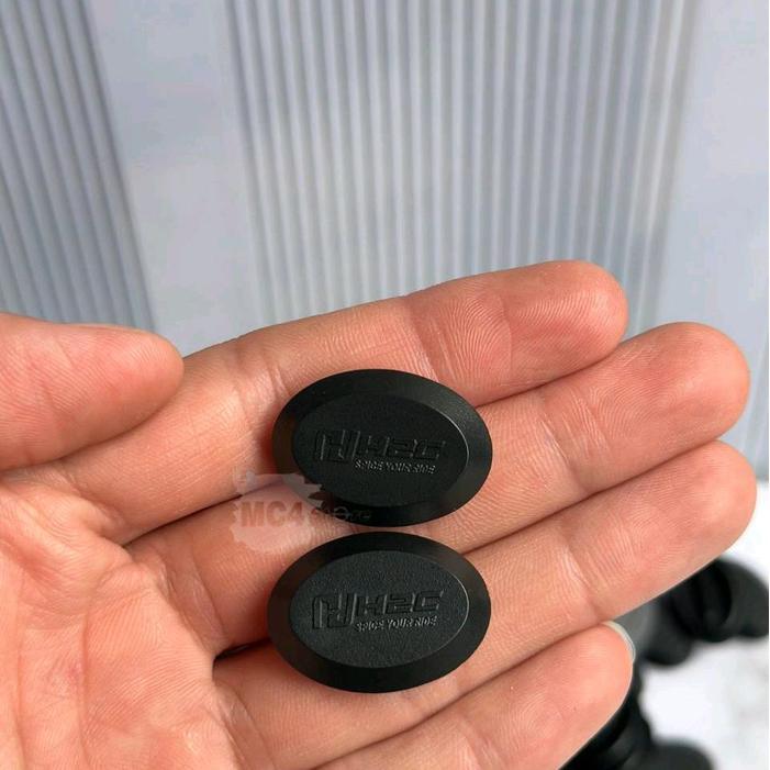 Tutup spion karet H2C S2R FastBikes dll universal spion kotak hitam satuan atau 1 set.