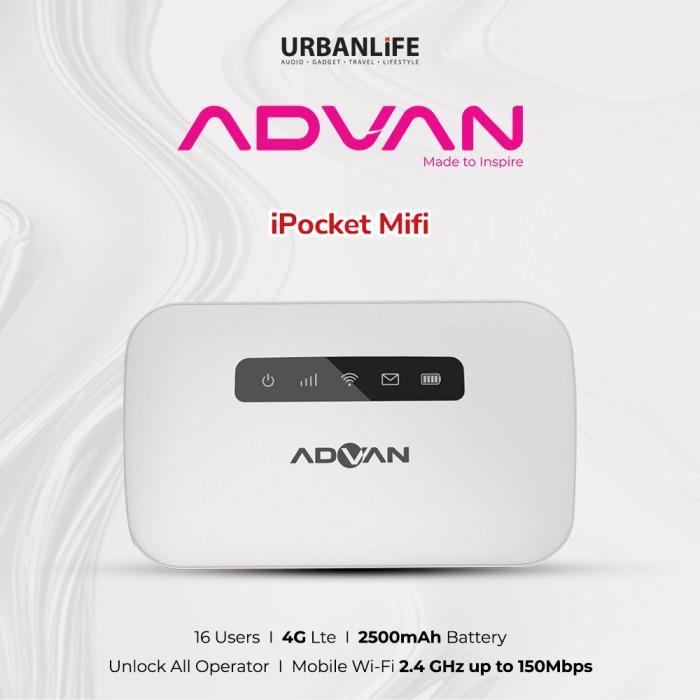 Advan Ipocket Mifi Mf01 Unlock All Operator Baterai 2500 Mah - Mifi