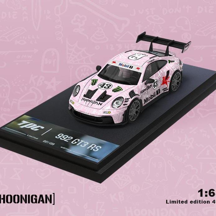 TPC Porsche 992 GT3 RS + VW Volkswagen Bus T1 VAN + Trailer - Porsche 992 GT3 RS Hoonigan -