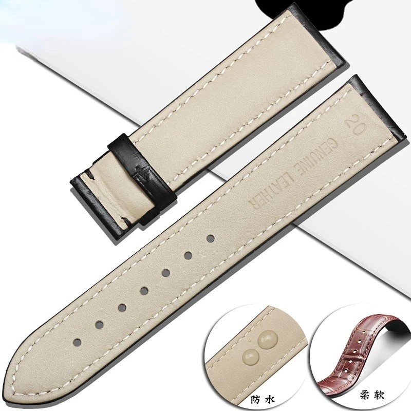 First layer leather universal watch strap for Vacheron vc Constantin heritage bracelet men's