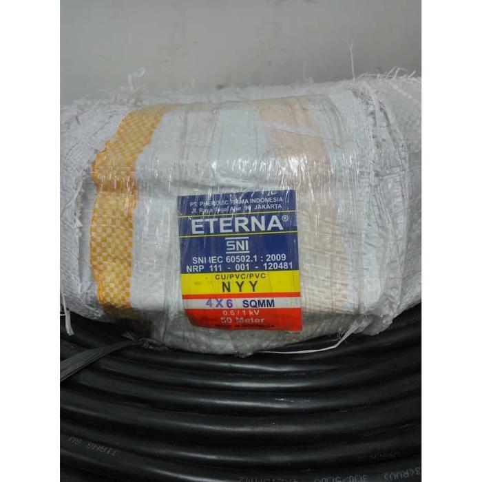 Kabel Nyy 4X6 Eterna Engkel Tunggal Kabel Nyy 4X6Mm (Meteran)