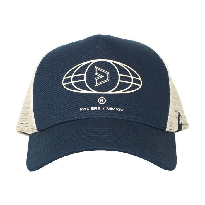 Topi Pria Kalibre 991974 450 Trucker Caps Original - Navy Khaki