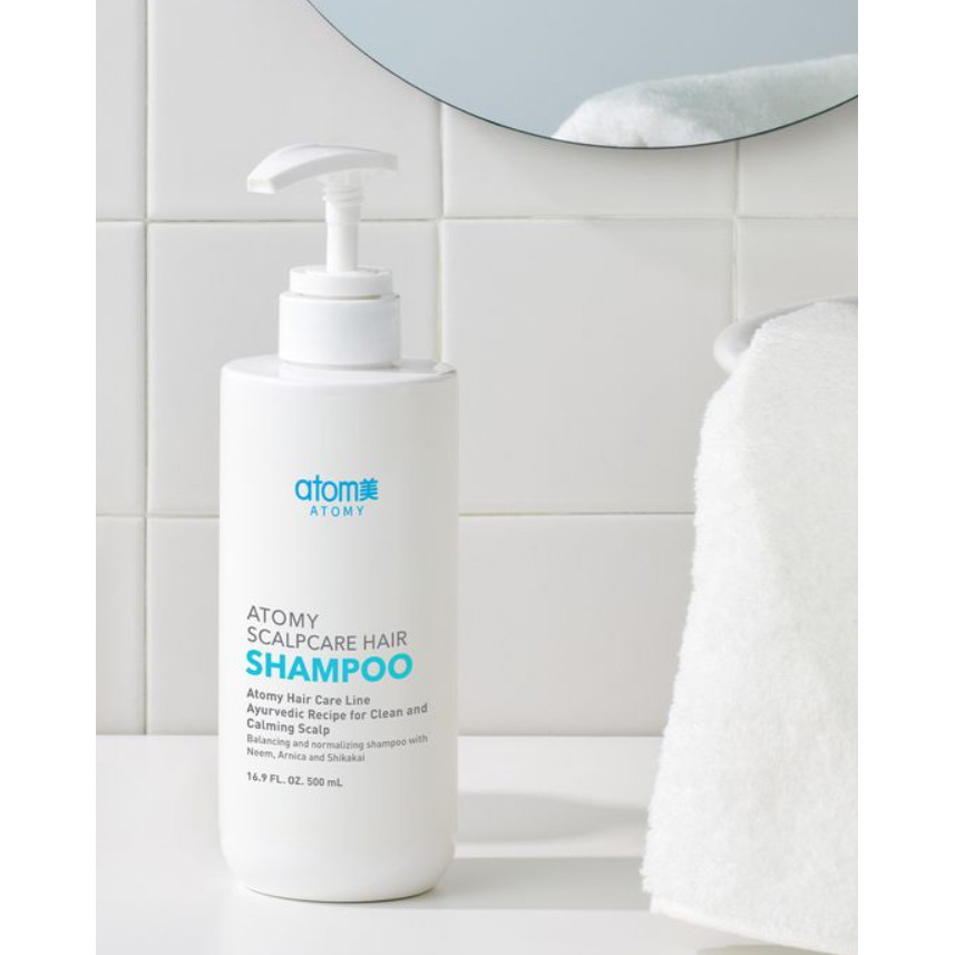ATOMY SCALPCARE HAIR SHAMPOO 500 ML | Mencegah ketombe sekaligus meningkatkan kesehatan rambut dan k