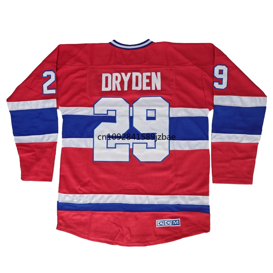 Jean Beliveau Jersey Canada Montreal Retro Ice Hockey Jerseys 33 Patrick Roy Jersey 29 Ken Dryden