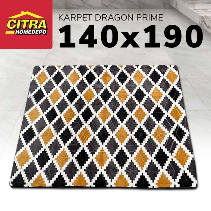 Karpet Busa Malaysia Dragon 140x190 Karpet Lantai Empuk Tebal Anti Slip