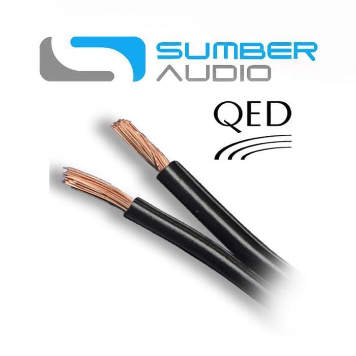 QED 79 Strand hitam kabel speaker cable ( harga per roll)
