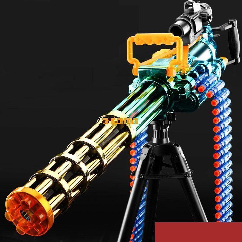 115cm Toy Gun Big Electric Fake Gun High Speed Soft Bullet Gun Diy