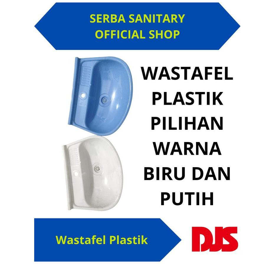 Promo Wastafel Plastik Murah Dengan Pilihan Warna Biru Dan Putih