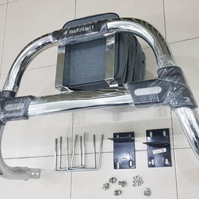 BUMPER SPORTY DEPAN SUZUKI ALL NEW CARRY CHROME GOOD QUALITY