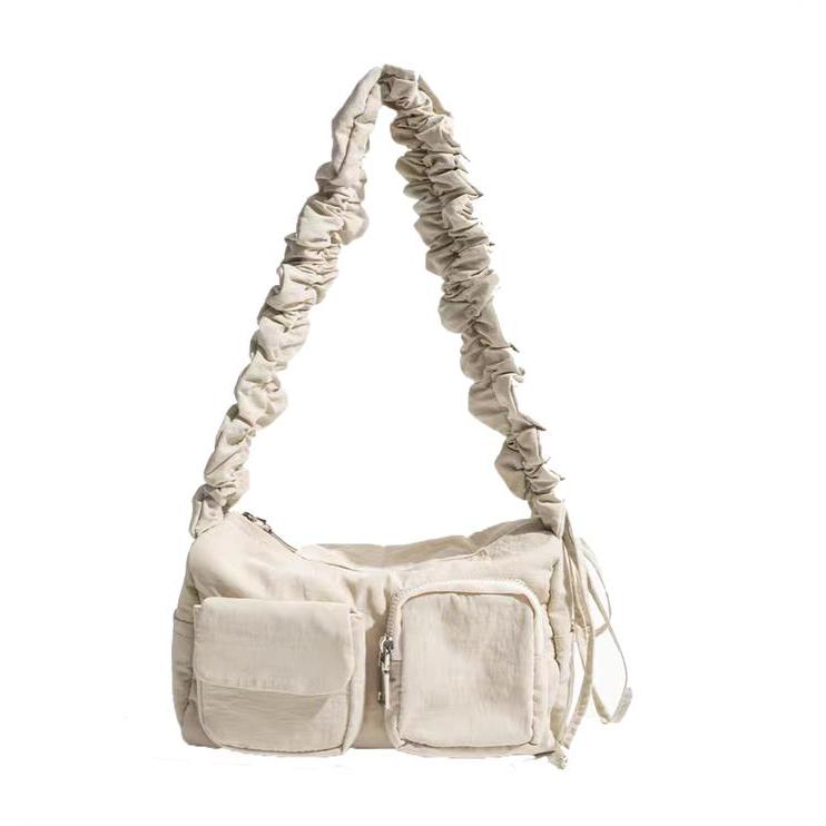 TERJAMIN HUER ~ Tas Wanita Fevora Nylon Hobo Bag 9549-002 #6320