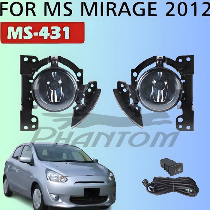FOG LAMP FOGLAMP LAMPU KABUT LED DRL MS-431 MIRAGE 2012 SD 2016 DISKON