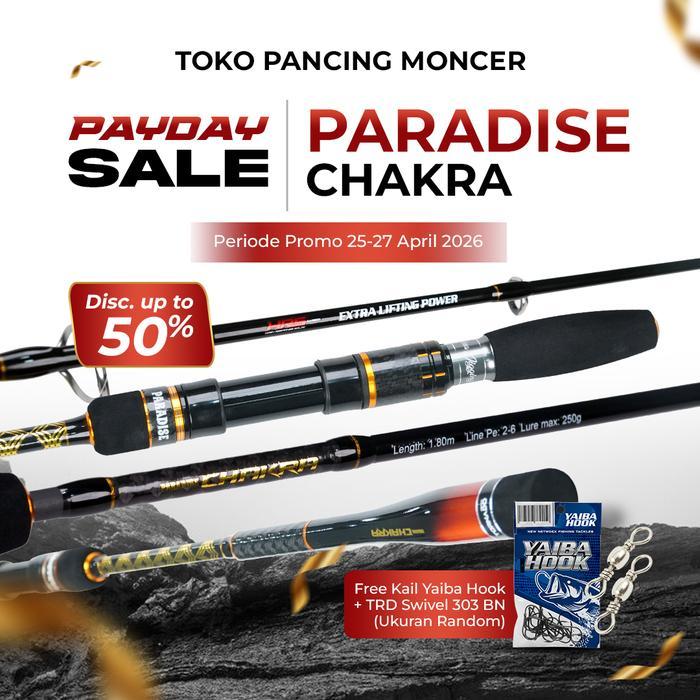 Paradise - Joran Pancing Paradise Chakra Joran Specialist Jigging 180Cm Pe2-6 Hrs Extra Lifting