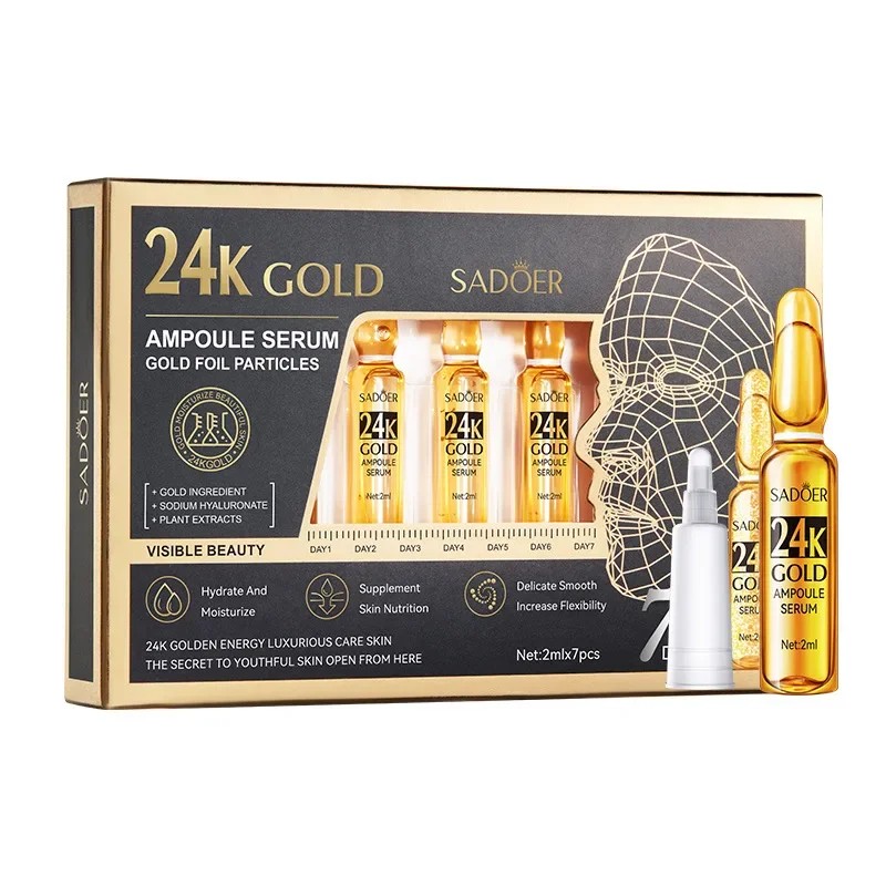 Korean 24K Gold Hyaluronic Acid Serum Protein Thread Lifting Filler Absorbable Collagen Protein
