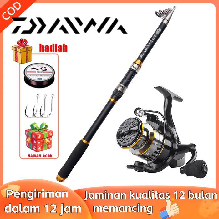 NEW PORODUK DAIWA JORAN PANCING SET 2.1M-3.6M TELESCOPIC FISHING ROD 6-7 SECTIONS CARBON FIBER