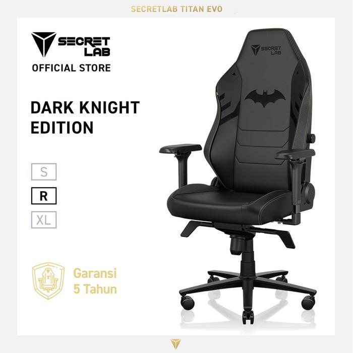 Secretlab Titan Evo Kursi Gaming-Dark Knight Terbaru 