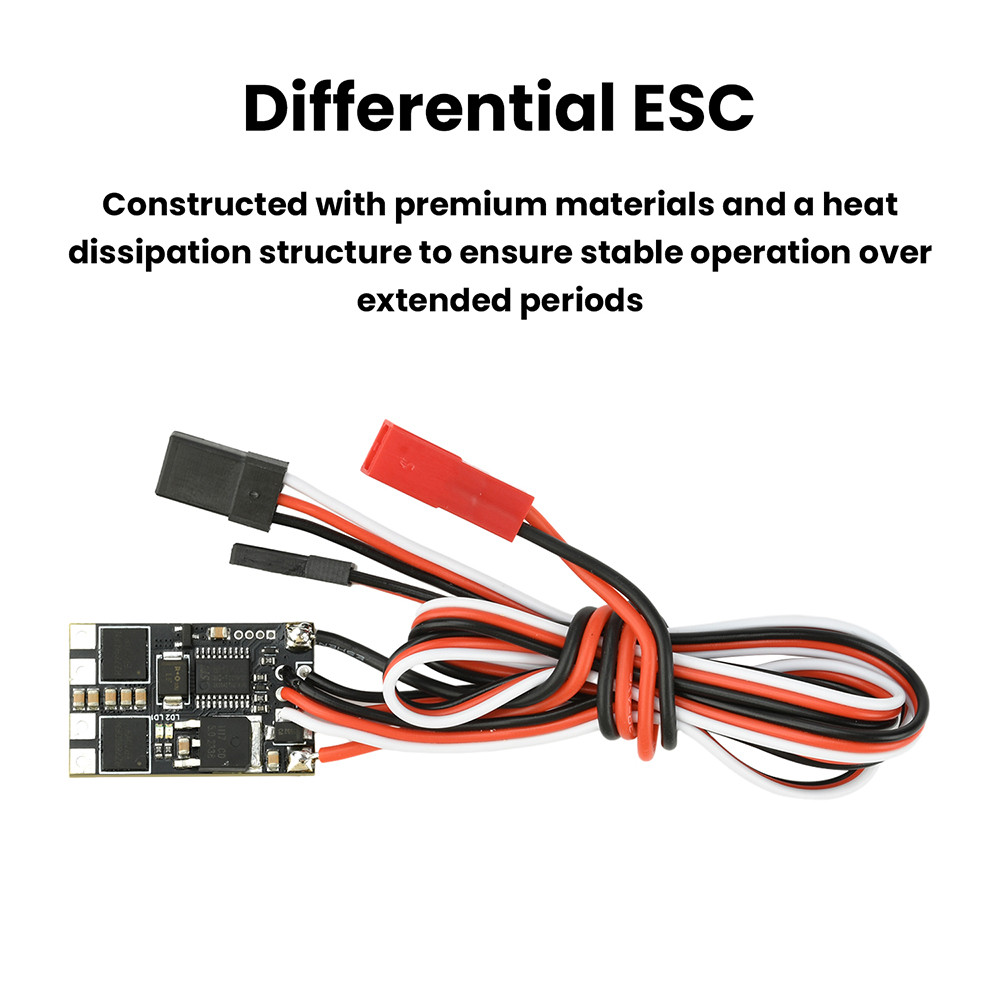 1-2S DUAL CHANNEL BIDIRECTIONAL REMOTE CONTROL ELECTRONIC SWITCH ESC REMOTE-CONTROLLED TRACKED