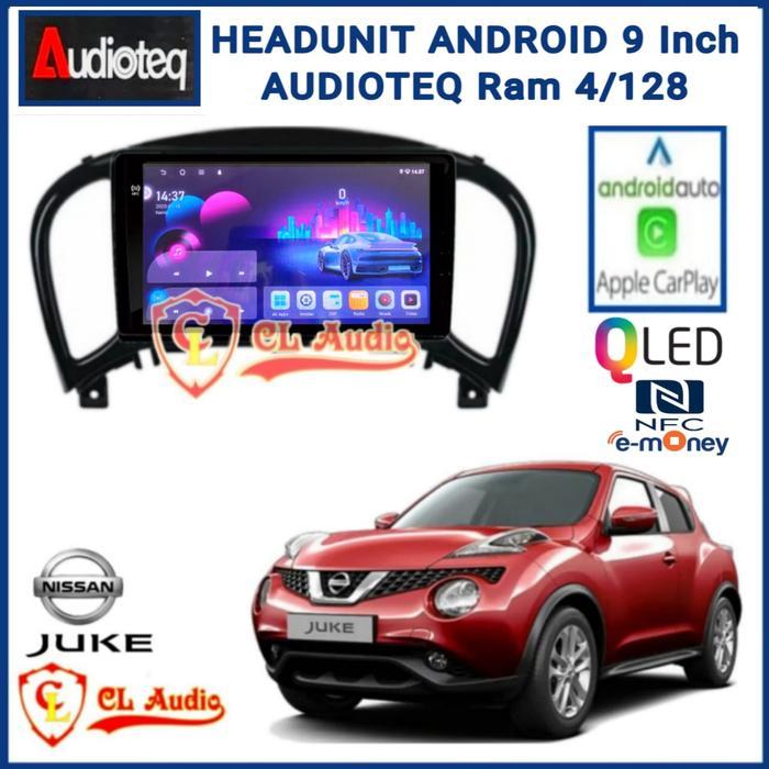 Head Unit Android Audioteq 9 Inch Nissan Juke Pnp