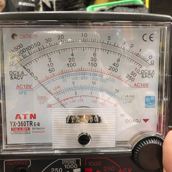 Multitester Atn Yx360Treb Multimeter Analog Yx-360Treb Tester Yx 360 Treb #Gratisongkir