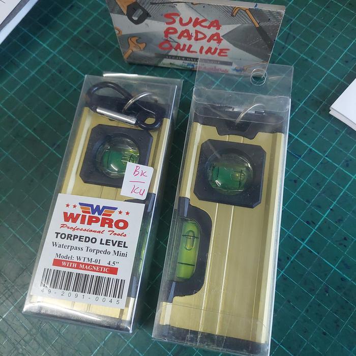 Waterpass Magnet Mini Saku Wipro 4.5 Inch #Gratisongkir