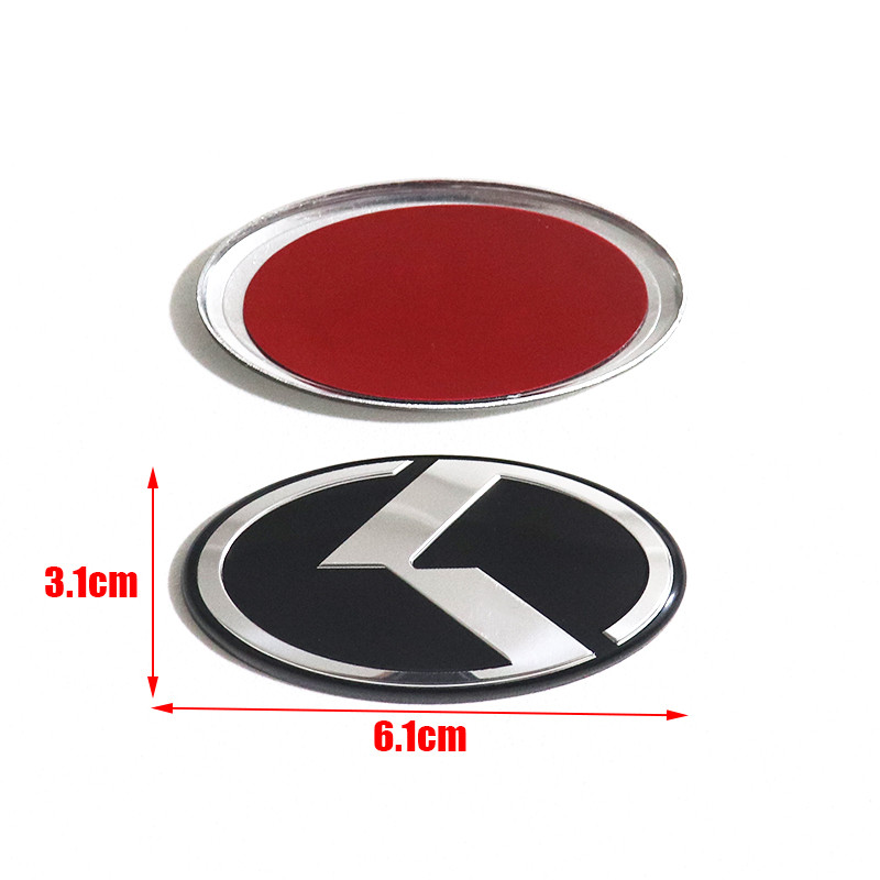 1pcs aluminum 3D overlay steer wheel emblem Sticker Car Steering Wheel Car Interior Emblem Car
