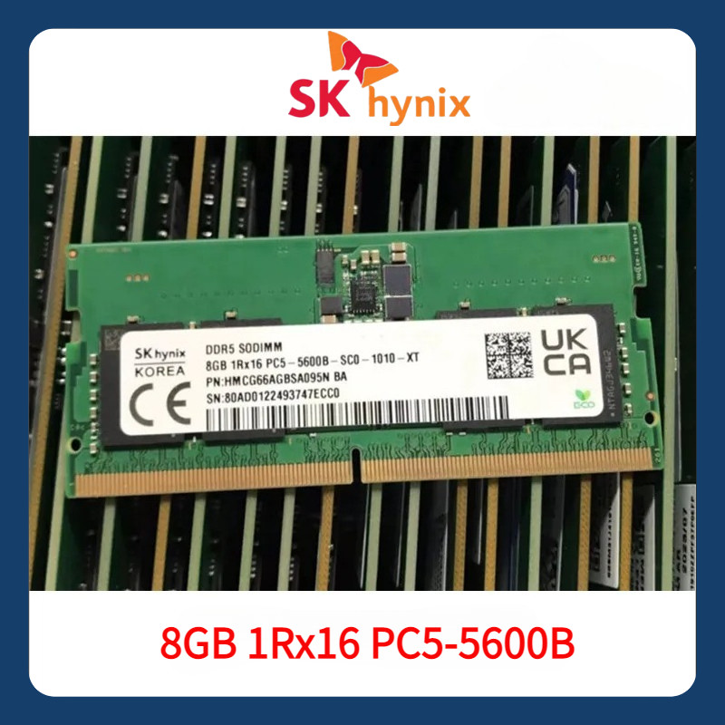 SK hynix 8GB 1Rx16 PC5 5600B DDR5 5600MHz SO-DIMM RAM Original Notebook laptop memory