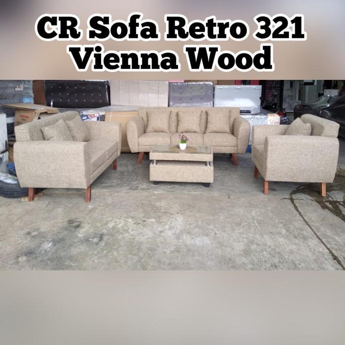 sofa retro minimalis 321 + meja