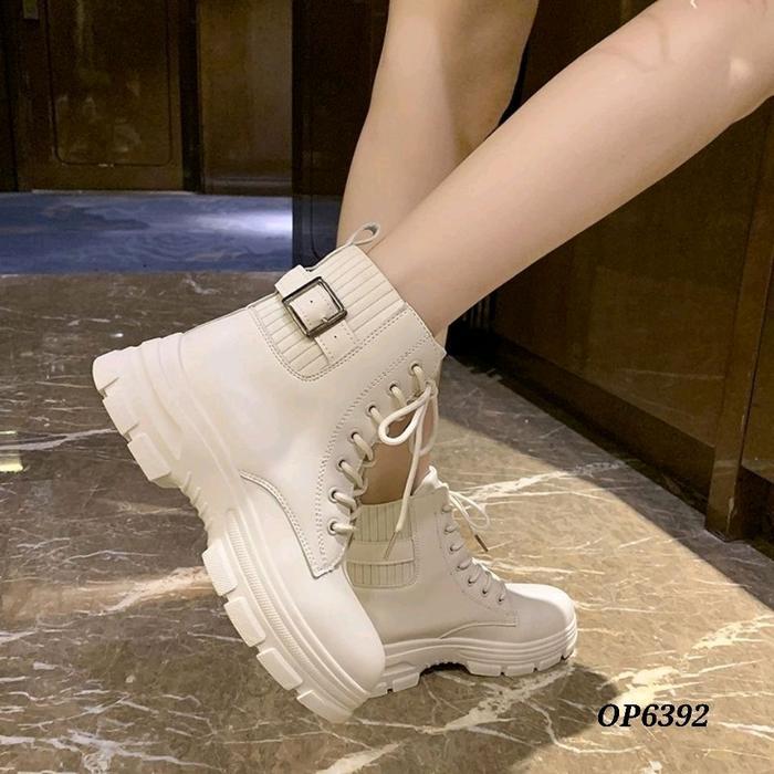 wajib up size BOOTS COMBAT STYLE KOREA OP6392 Shoes