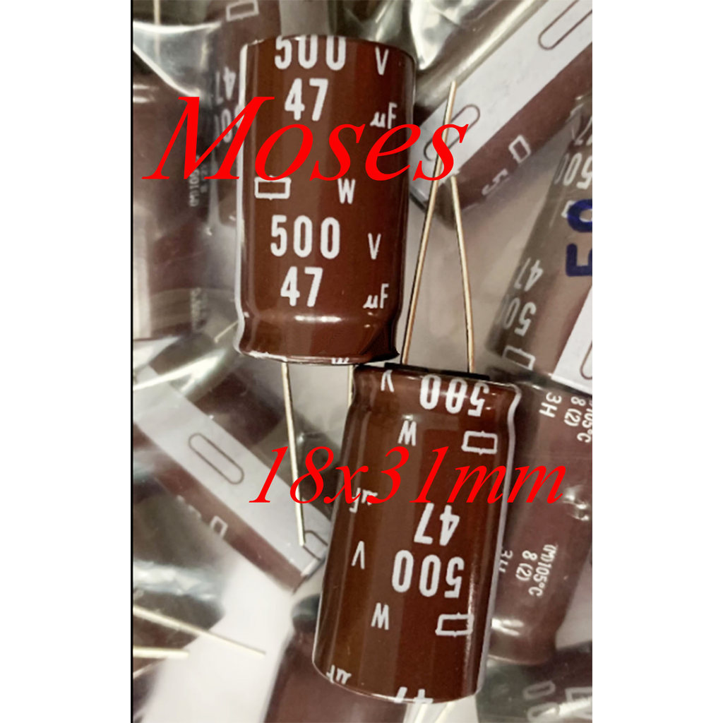 500v 47uf 22uf 68uf 15uf 27uf 16x25mm+/- 20% Capacitance 100% Japan Original NCC Audio Capacitors