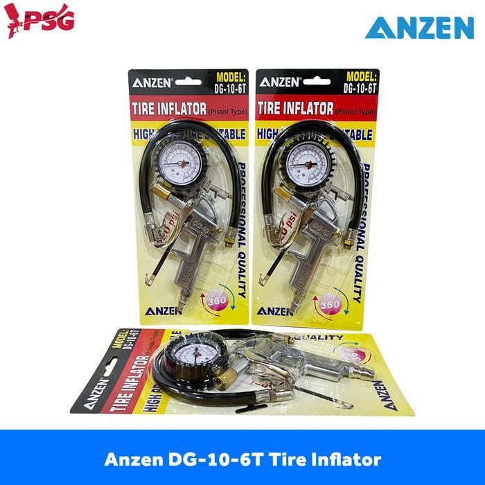 Anzen Dg-10-6T Pistol Type Tire Inflator #Gratisongkir