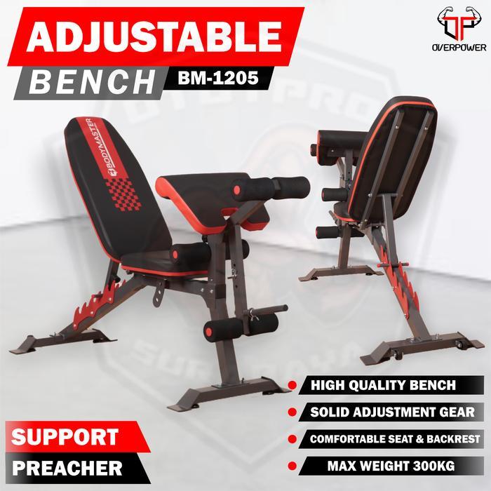 NEW PRODUK ADJUSTABLE BENCH BODYMASTER BM-1205HE KURSI SIT UP ALAT FINESS THANKYOU & HAPPY SHOPPING