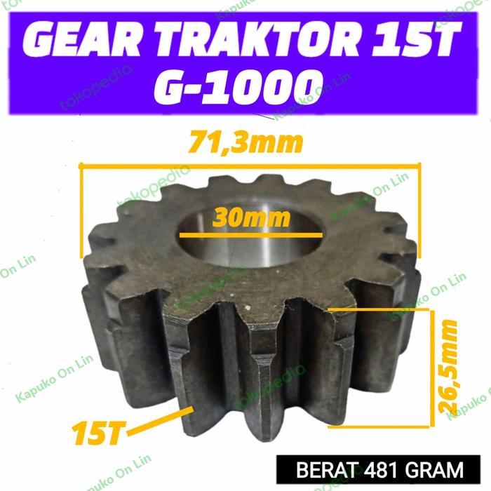 G1000 GIGI TRAKTOR 15T UNTUK TRAKTOR TANGAN QUICK
